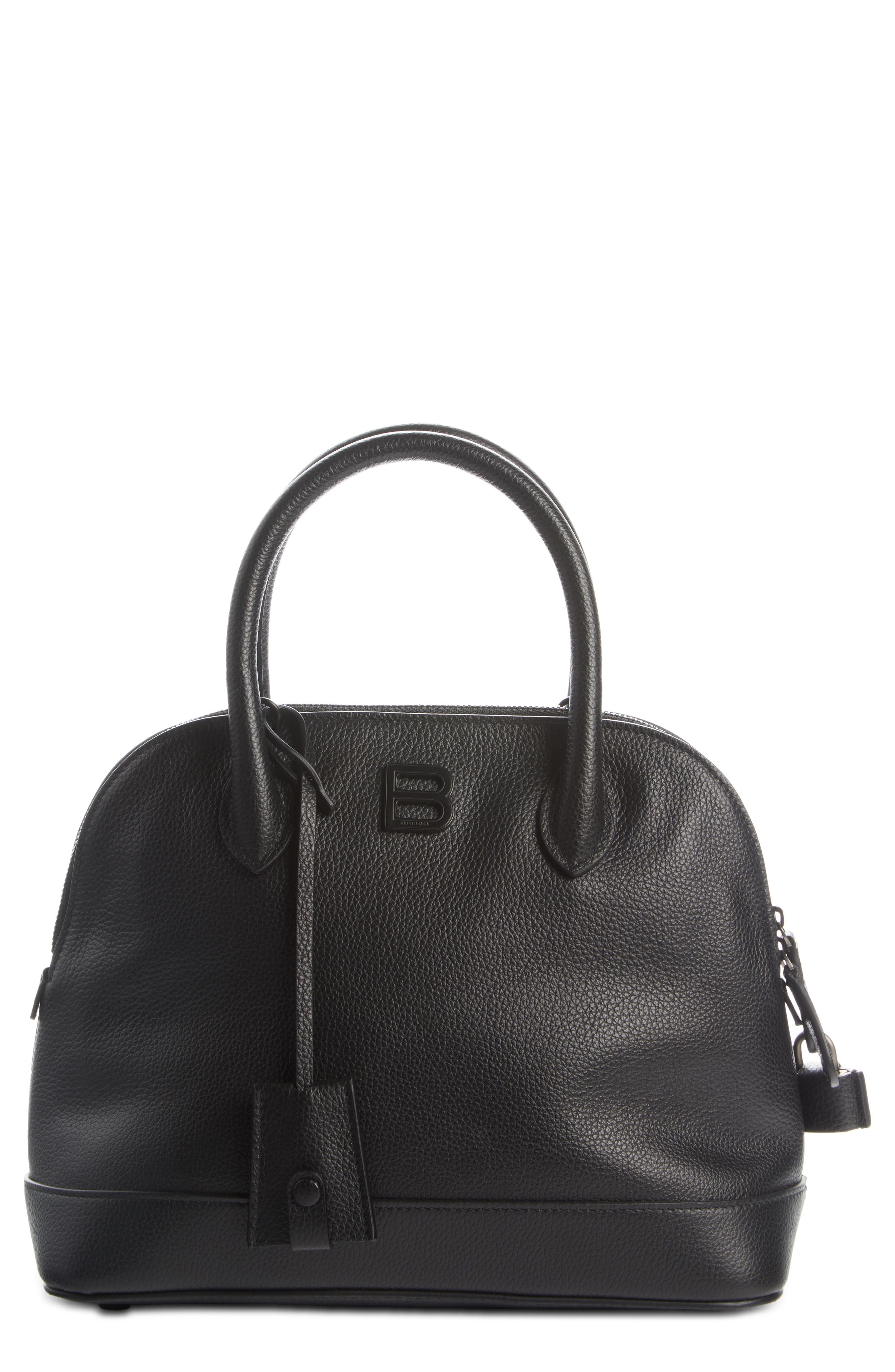 Balenciaga Small Ville Leather Top Handle Bag, Main, color, 