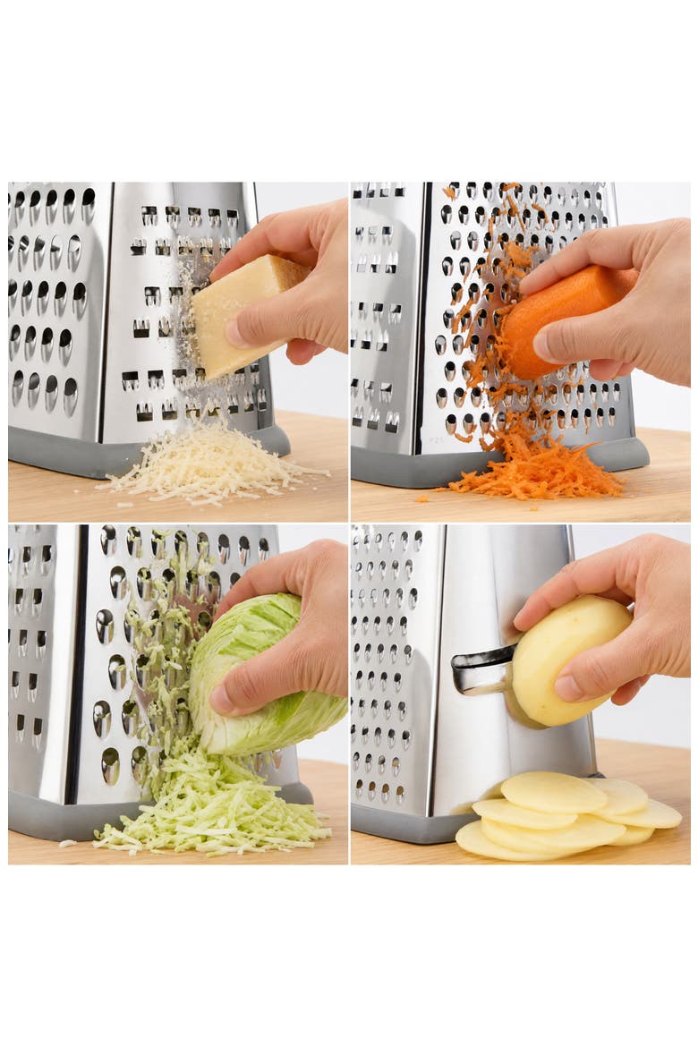 Leo Balance 4-Sided Box Grater, Alternate, color, MOONMIST