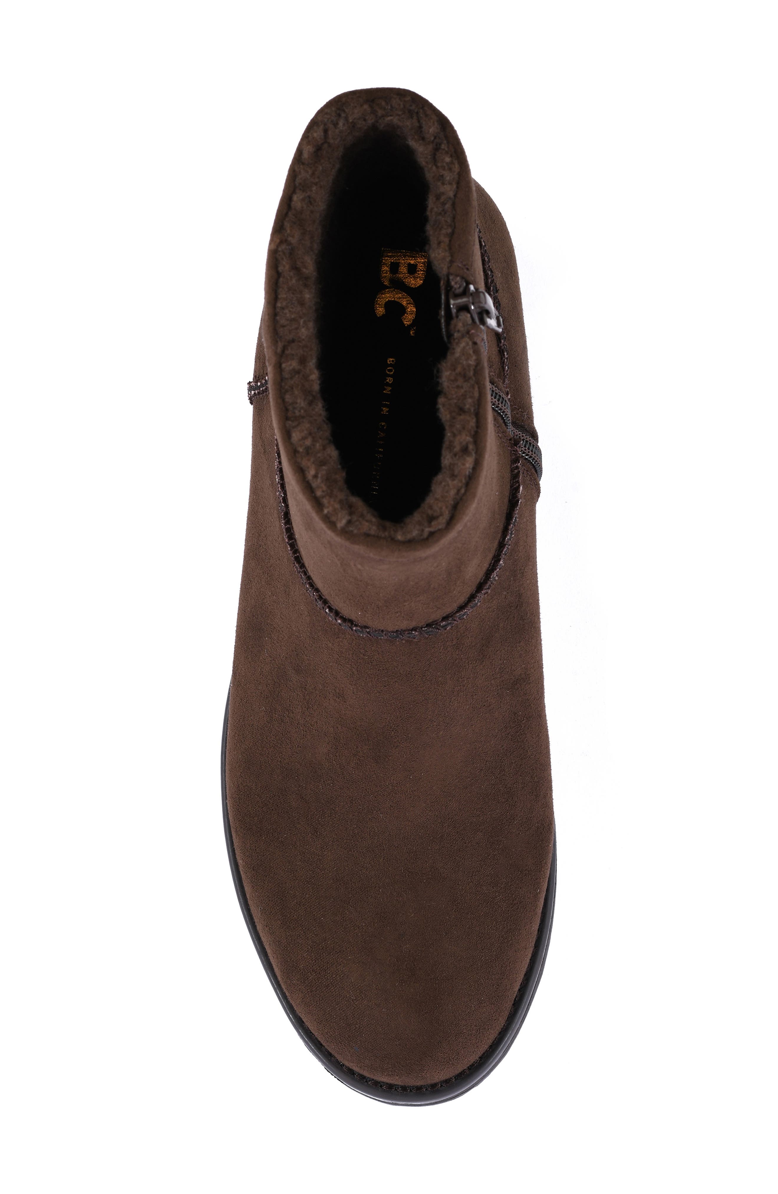 BC Footwear Pay Up Faux Fur Bootie, Alternate, color, 