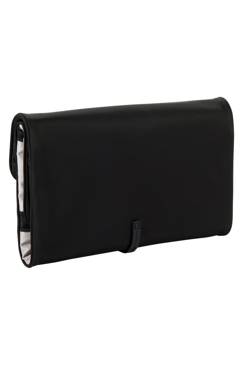 Voyageur Ennis Nylon Jewelry Roll, Alternate, color, BLACK
