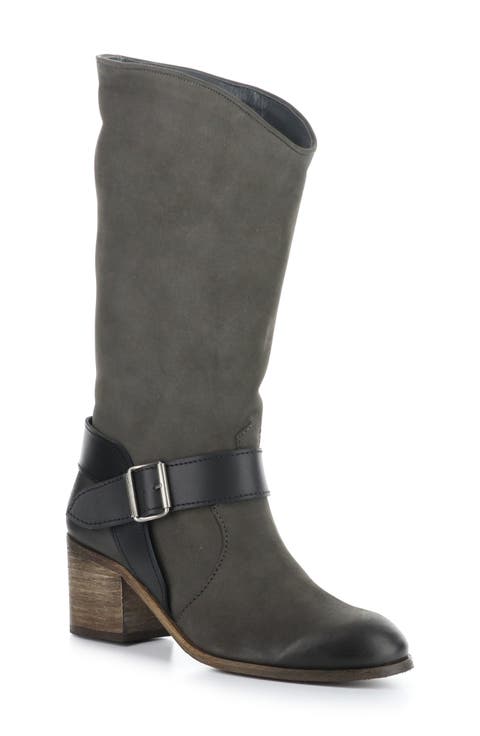 Harness Belt Block Heel Boot (Women)