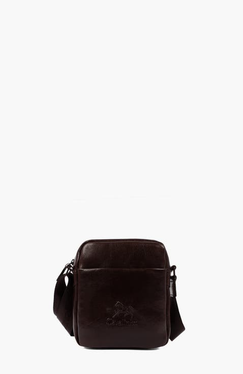Gentleman Leather Traveler Crossbody Bag 225