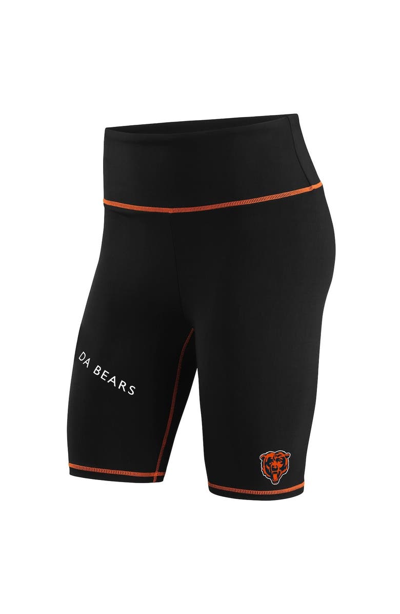 WEAR by Erin Andrews Women's WEAR by Erin Andrews Black Chicago Bears Bike Shorts, Alternate, color, 