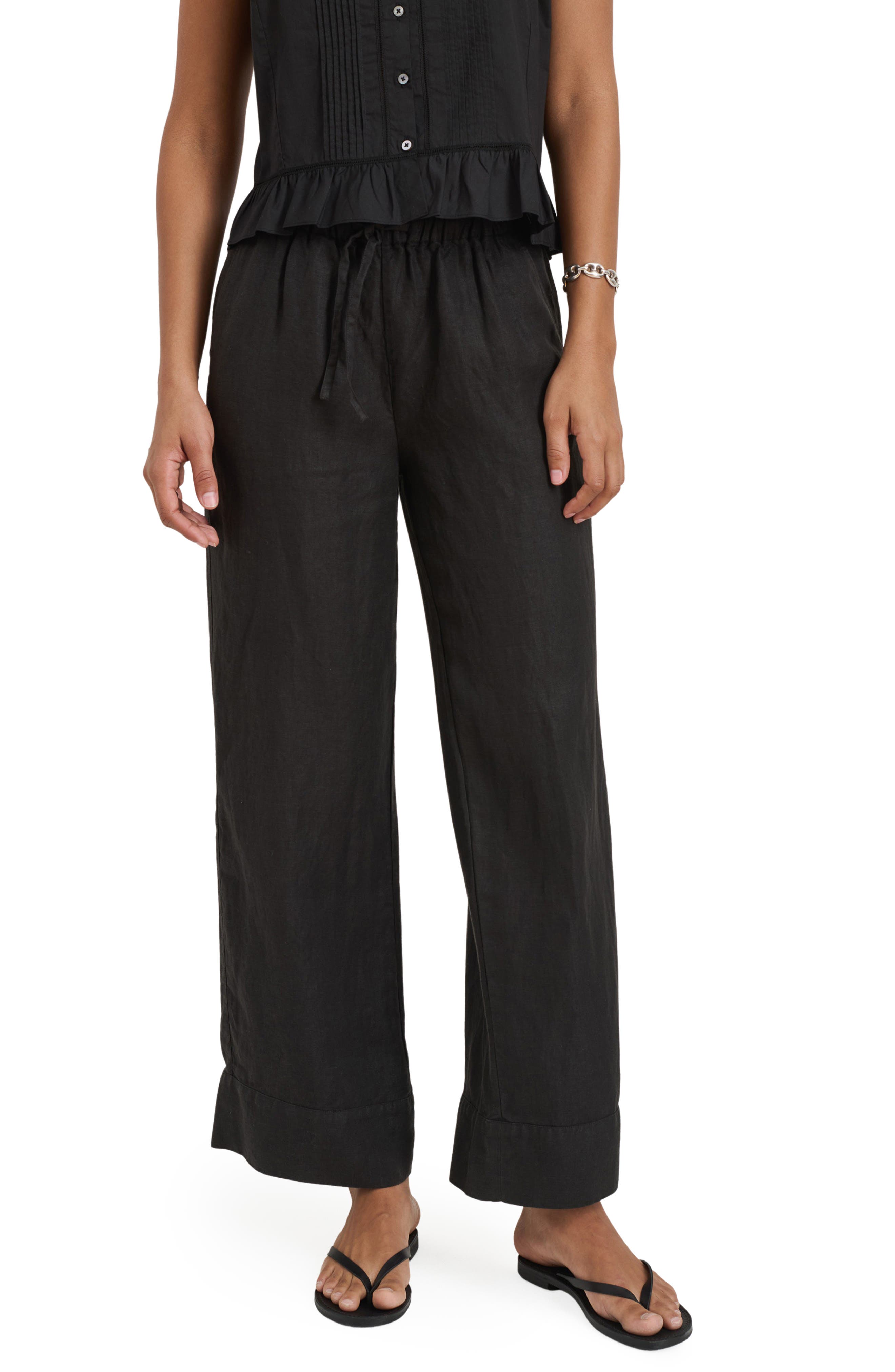 Alex Mill Riley Linen Wide Leg Pants