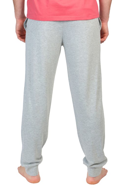 Tailorbyrd French Terry Lounge Joggers In Grey Heather