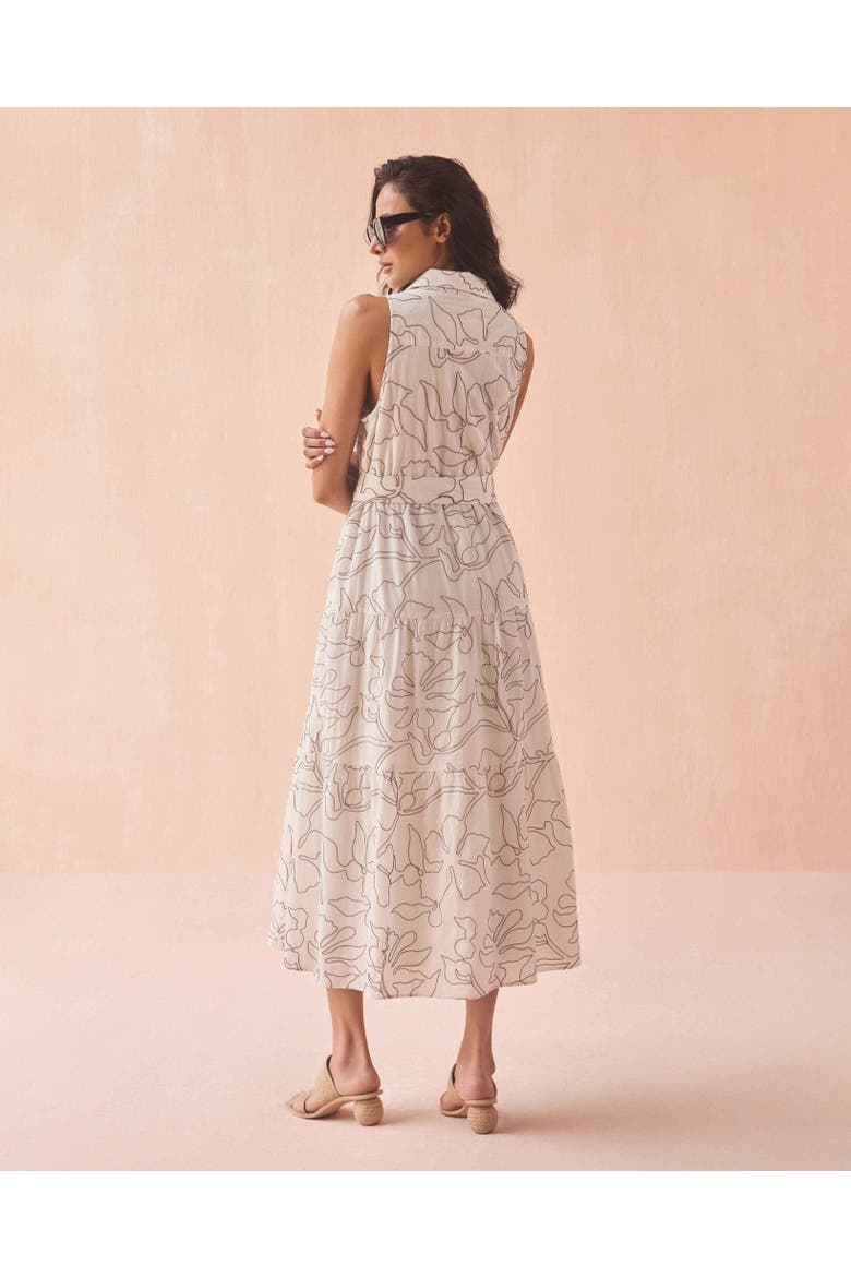 Cotton Emeline Maxi Dress, Alternate, color, UMA COCONUT