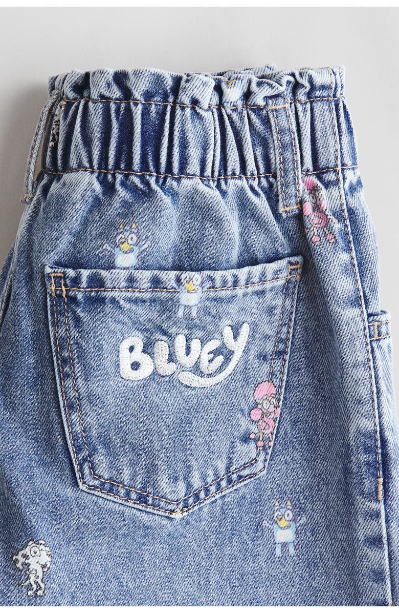 H&M Loose Fit Tapered Jeans, Alternate, color, Denim Blue/Bluey