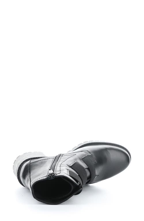 Bos. & Co. Indie Waterproof Bootie In Black Feel Leather