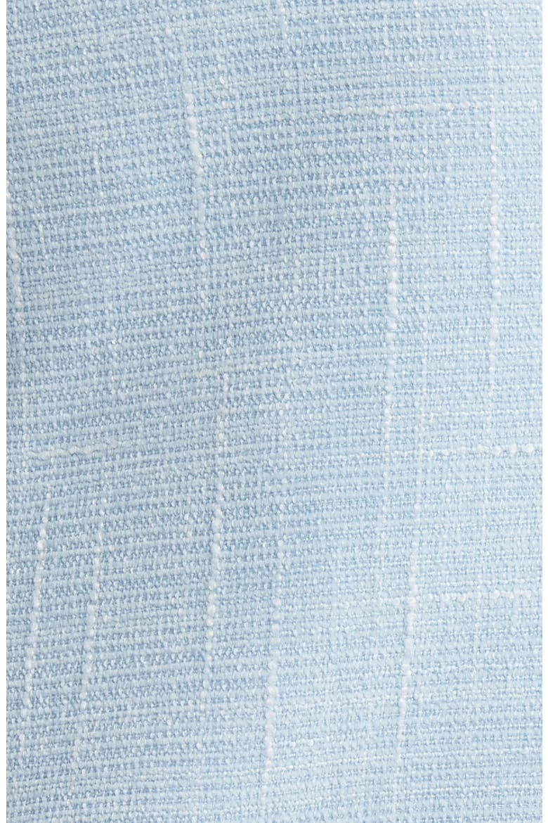 Bouclé Crop Jacket, Alternate, color, ICE BLUE