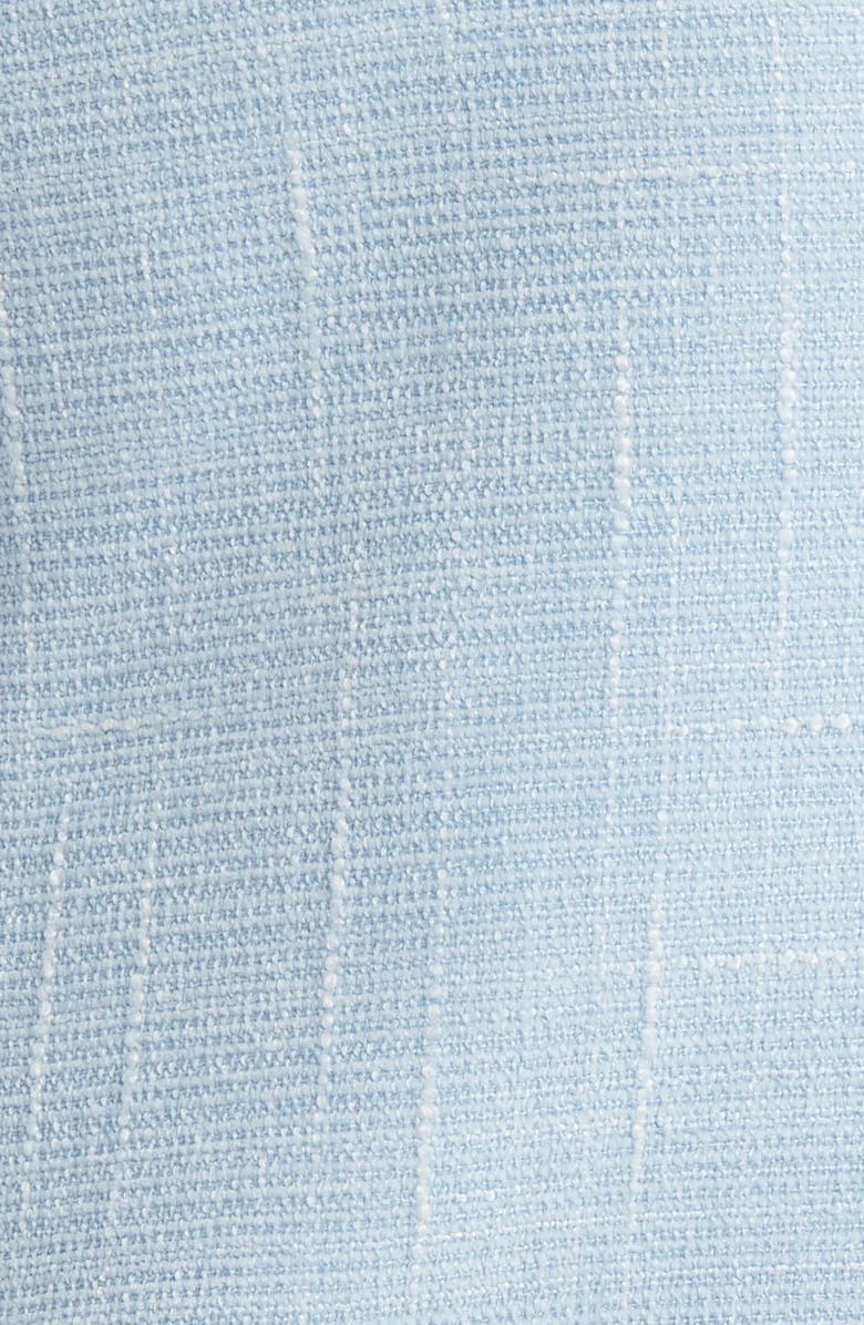 Tahari ASL Bouclé Crop Jacket, Alternate, color, Ice Blue