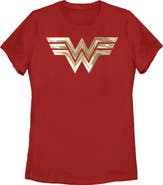 Wonder Woman 1984 Women's Wonder Woman 1984 Metallic Logo Graphic T-Shirt