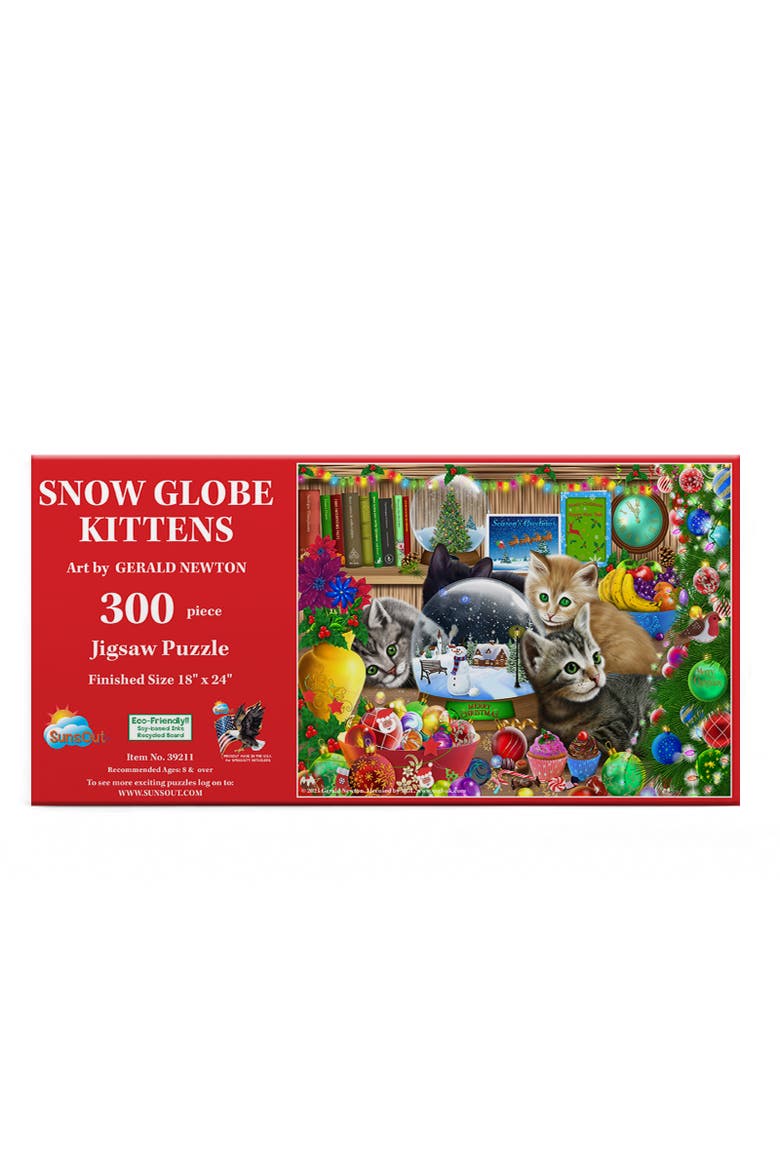 Snow globe Kittens 300 piece Jigsaw Puzzle for Adults, Alternate, color, Multicolor