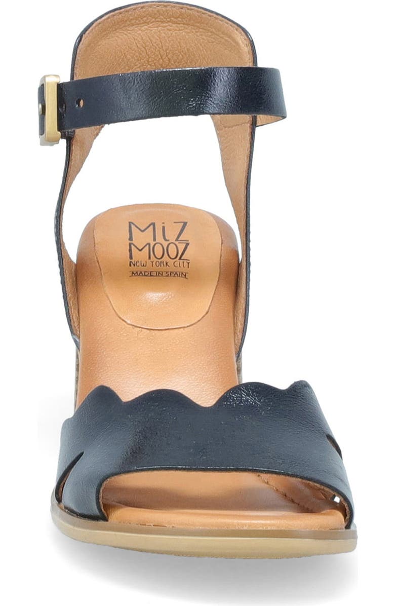 Miz Mooz Reena Block Heel Sandal, Alternate, color, Black