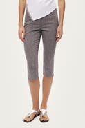 Nocturne Tailored Linen Blend Capri Pants