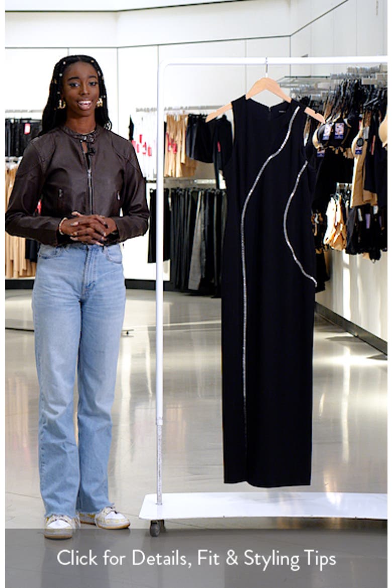 Embellished Trim Sleeveless Gown video