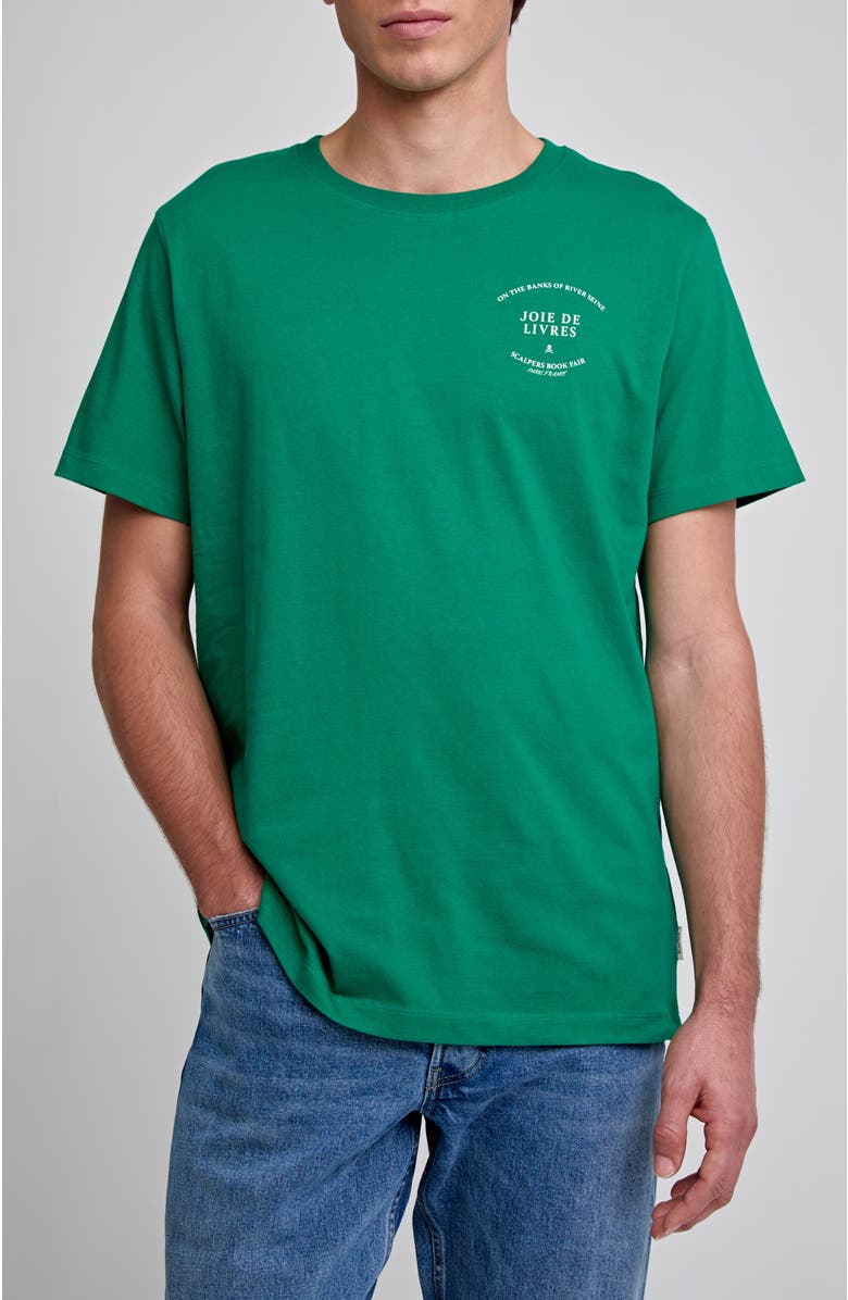 Scalpers Book Fair Tee, Main, color, Green