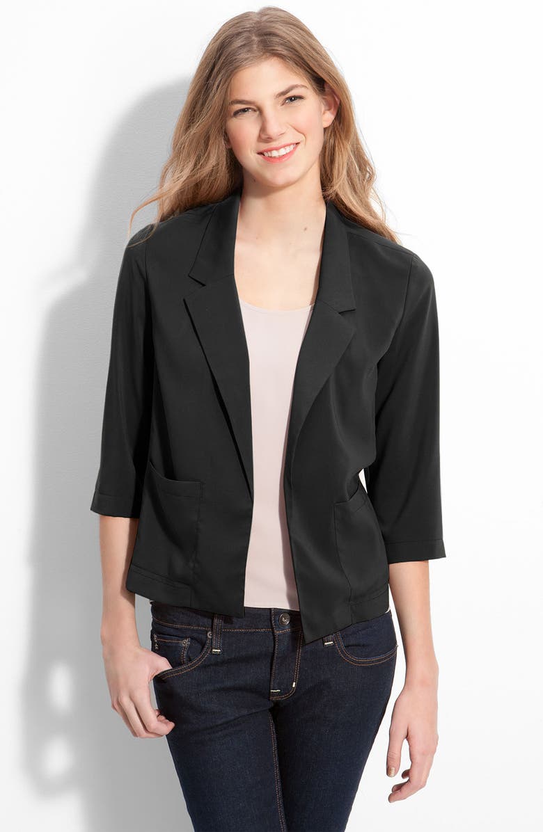 Frenchi <sup>®</sup> Slouchy Open Front Blazer, Main, color,