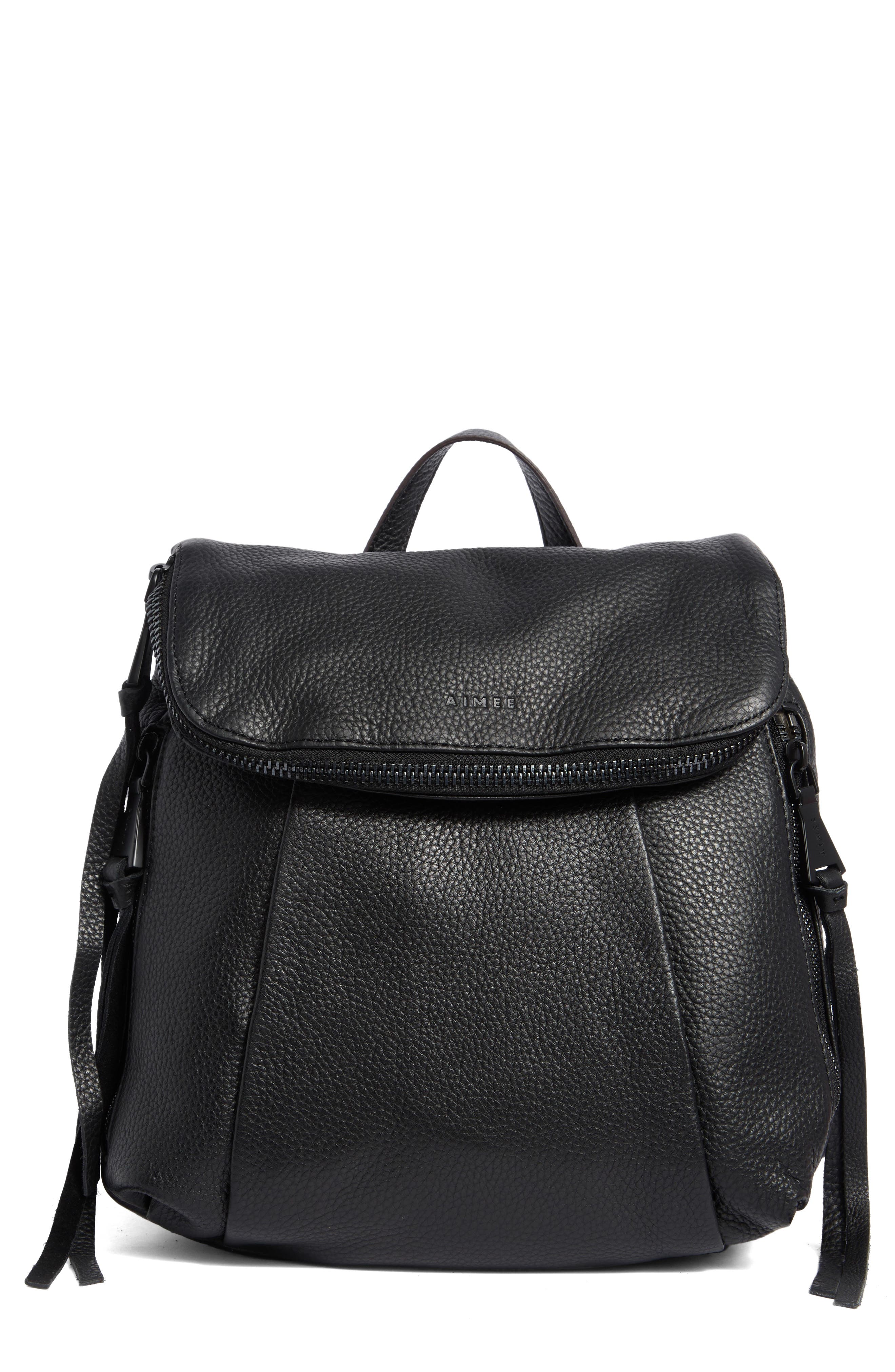 AIMEE Horizon Convertible Leather Backpack