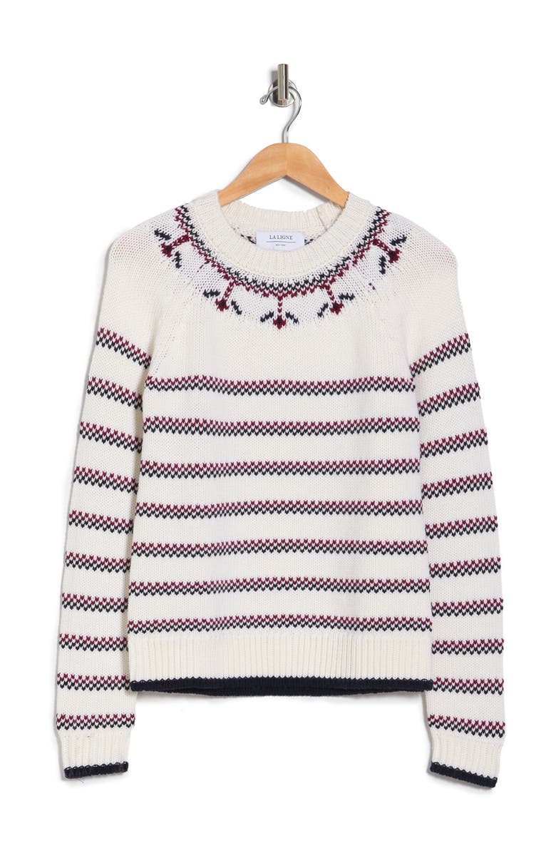 La Ligne Scots Wool Sweater, Alternate, color, 