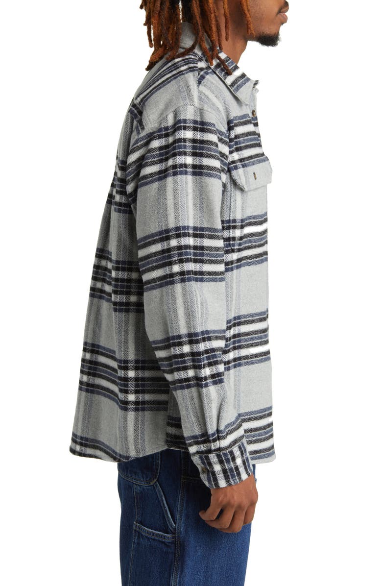 Carhartt Work In Progress Hawkins Plaid Cotton Herringbone Button-Up Shirt, Alternate, color, 