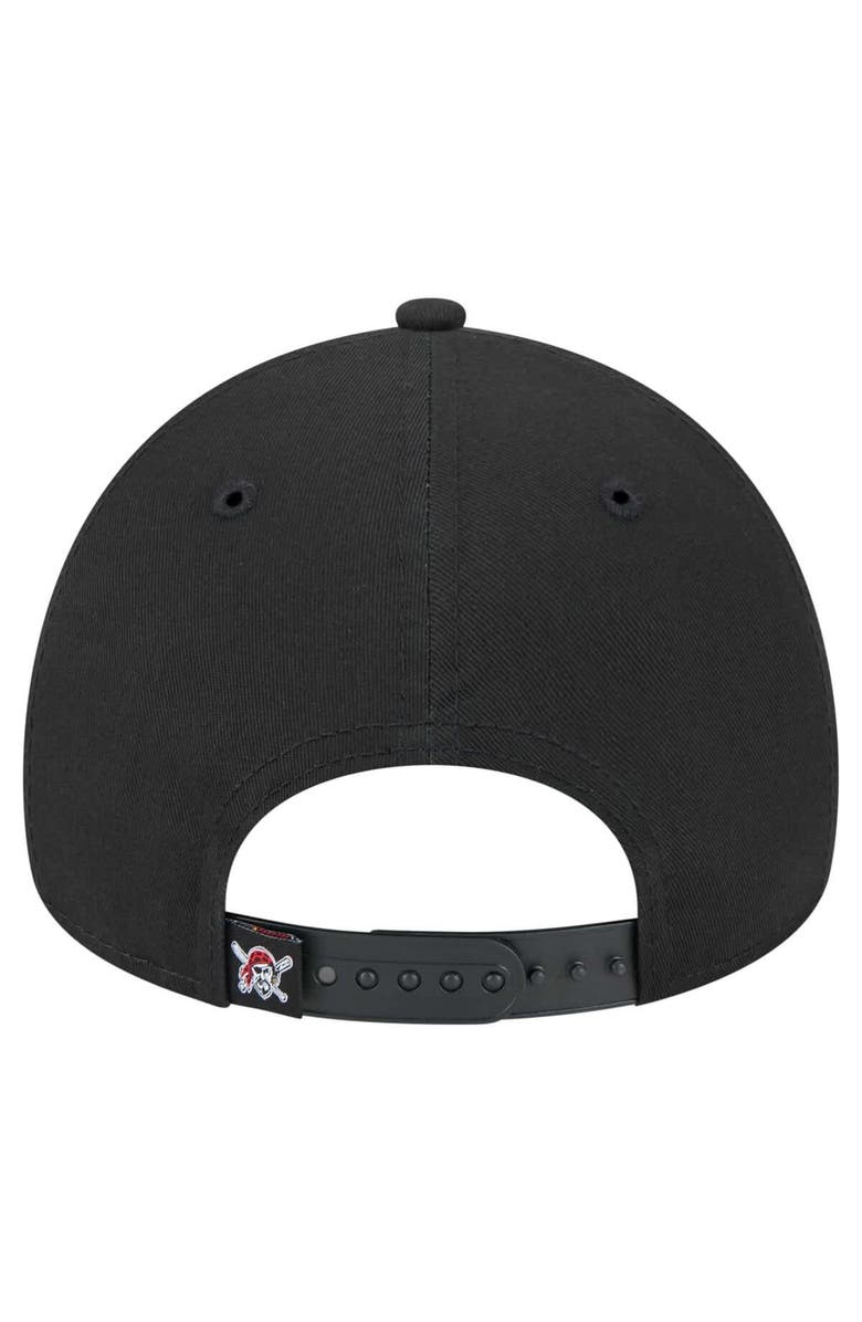 New Era Men's New Era Black Pittsburgh Pirates 9FORTY A-Frame Adjustable Hat, Alternate, color, Black