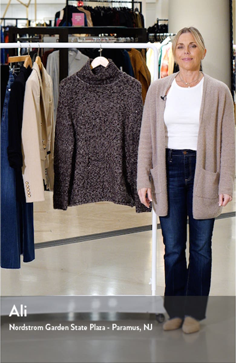 Marled Wool Turtleneck Sweater, sales video thumbnail