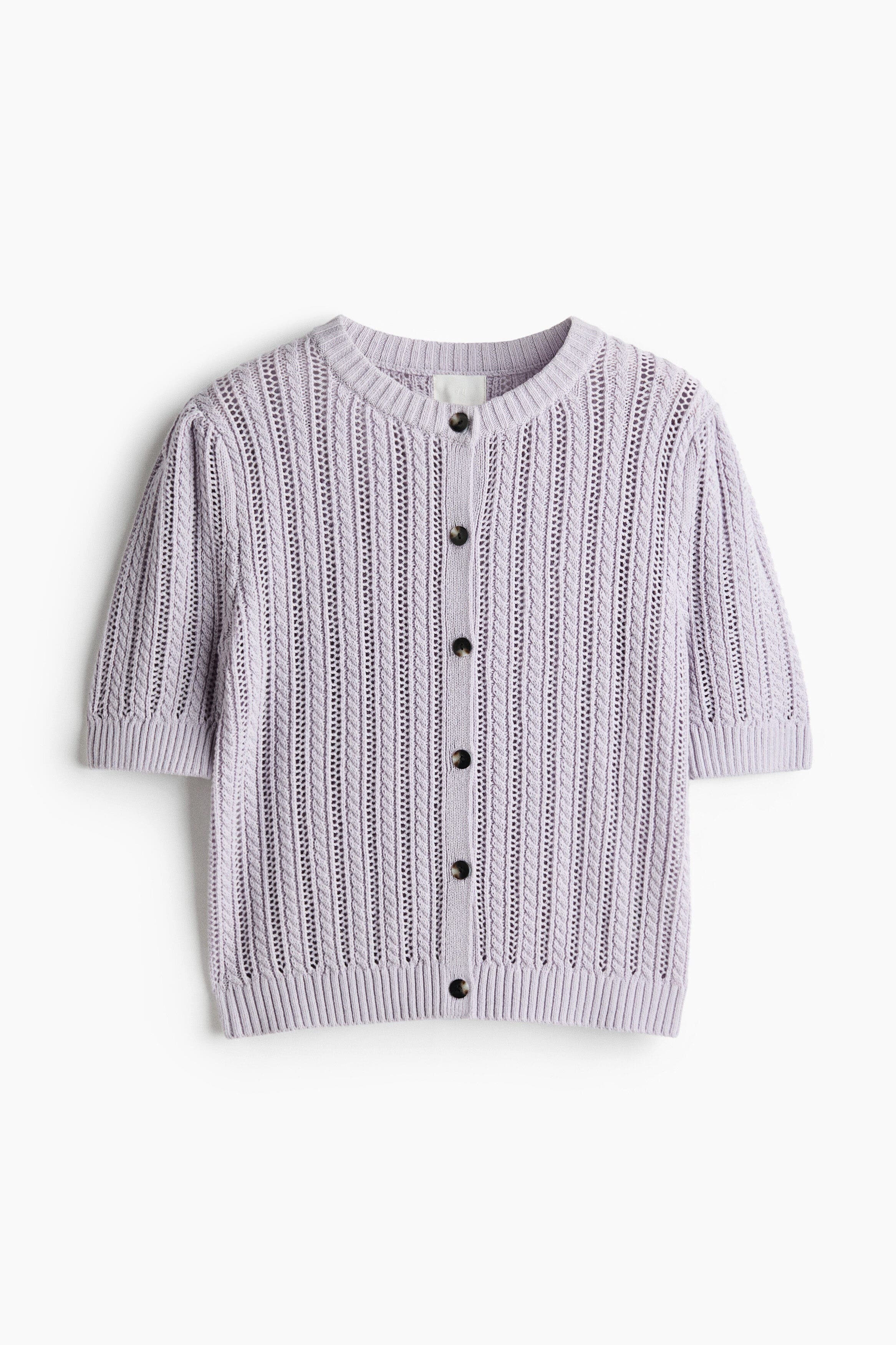 Pointelle-knit Cardigan - image 3