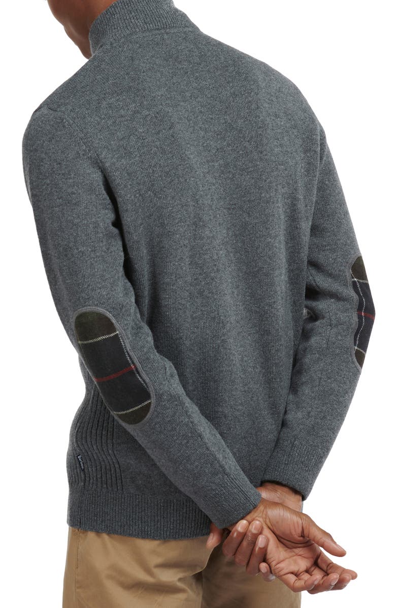 Barbour Holden Wool Pullover, Alternate, color, Mid Grey Marl