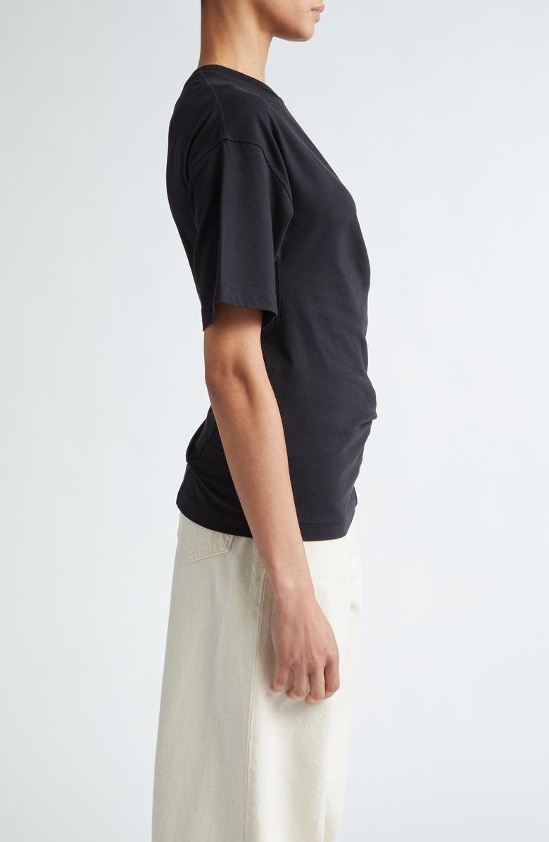 TOTEME Twisted Organic Cotton T-Shirt, Alternate, color,