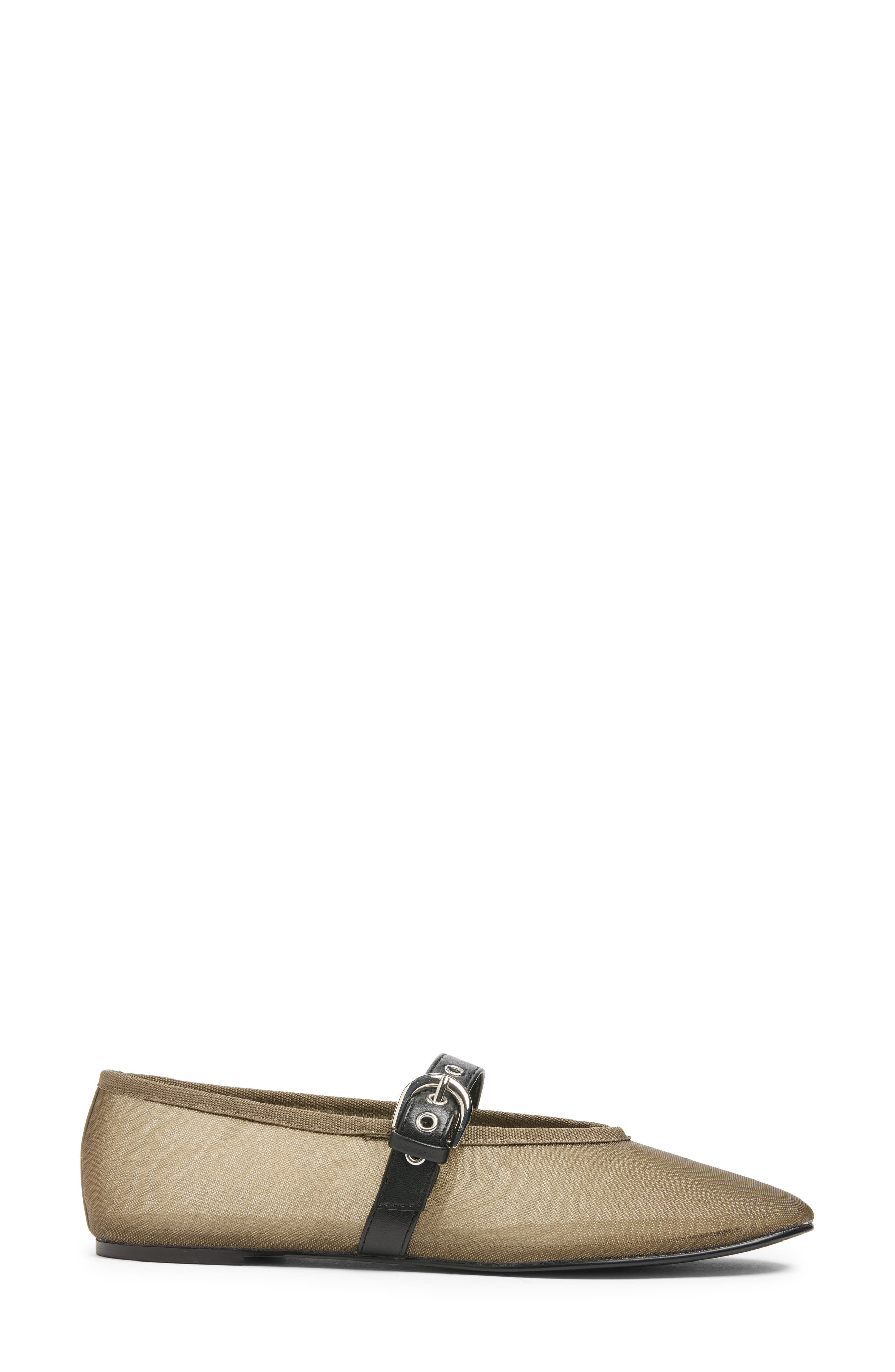 Esme Mary Jane Flat, Alternate, color, OLIVE SHADOW