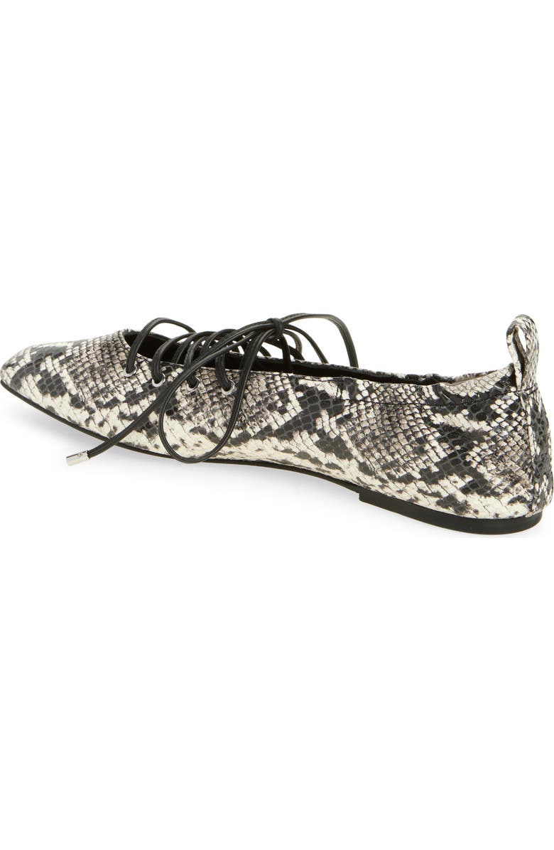 rag & bone Sophia Ballet Flat, Alternate, color, White Sn