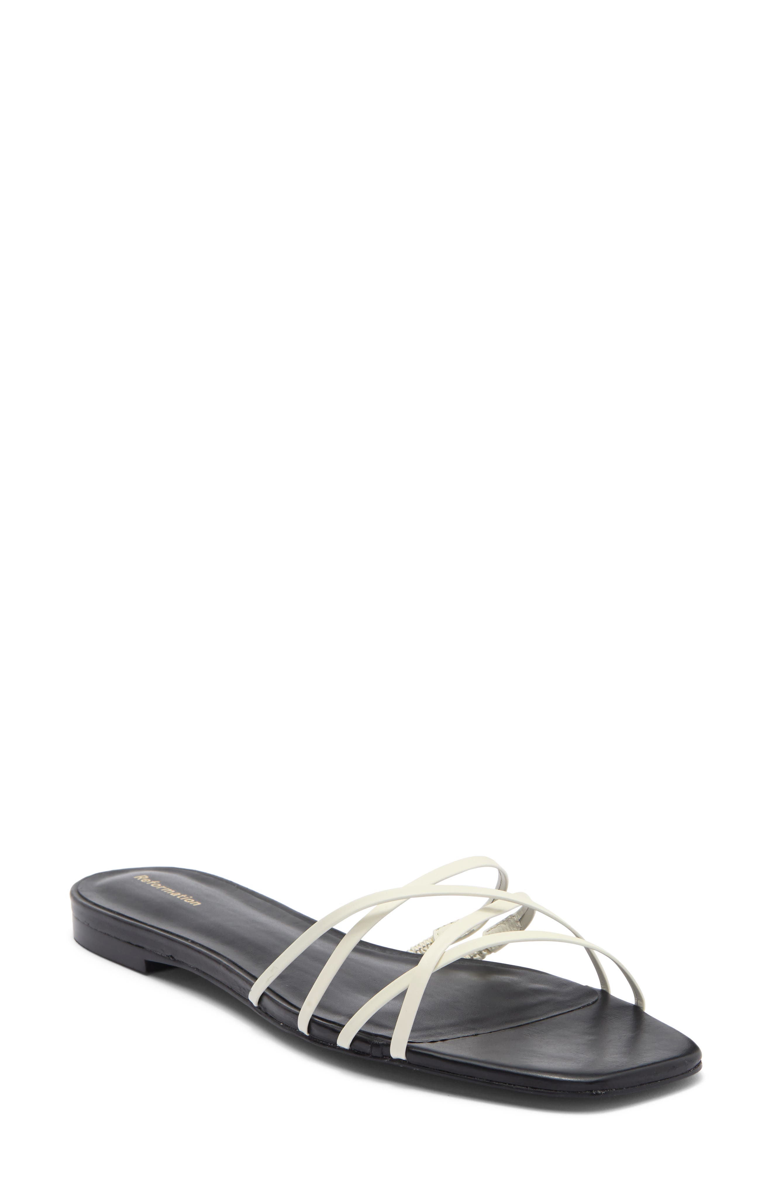 Reformation Wagner Strappy Sandal, Main, color, 