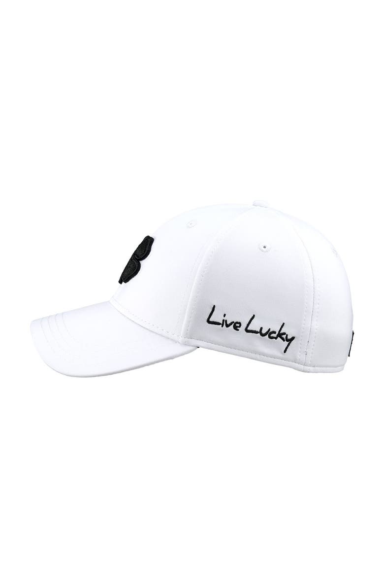 Premium Clover 1 Hat, Alternate, color, White