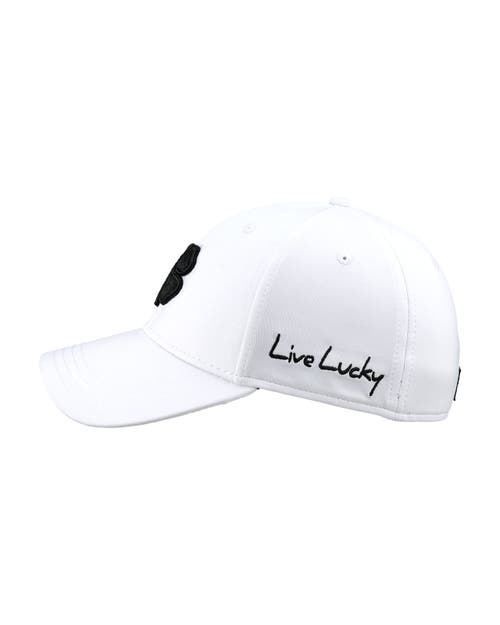 Black Clover Premium Clover 1 Hat In White