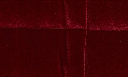 Herno Stretch Velvet Down Puffer Jacket In Burgundy
