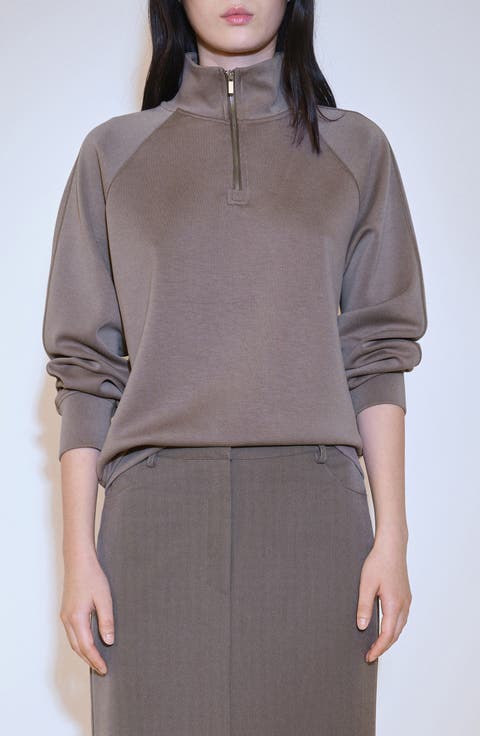 Half Zip Sweatshirt