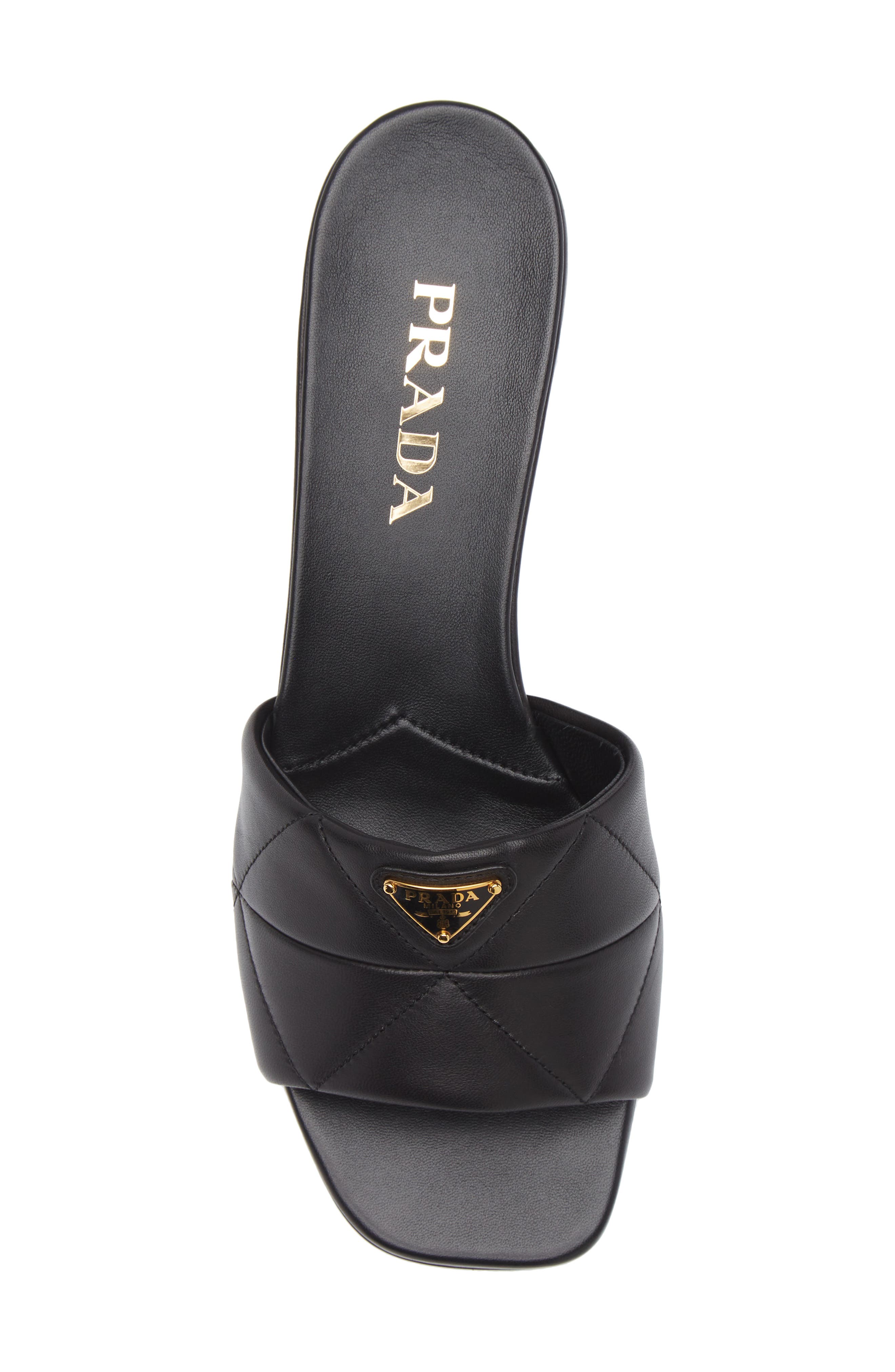 Prada Diagram Slide Sandal, Alternate, color, 