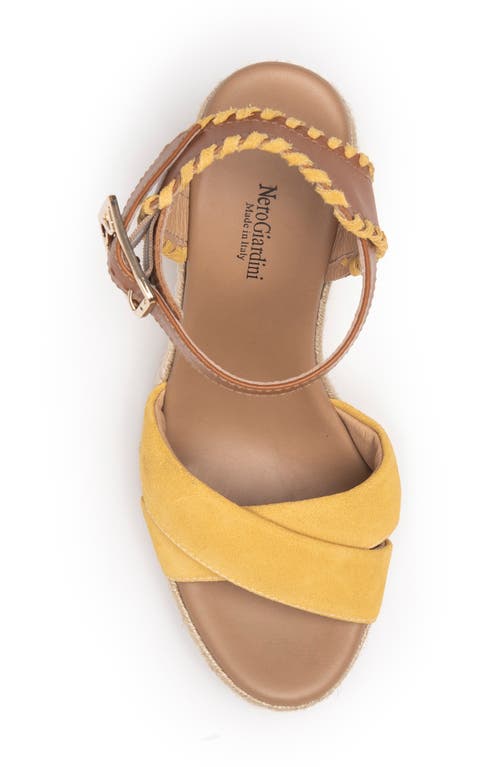 Nerogiardini Whipstitch Espadrille Wedge Sandals
