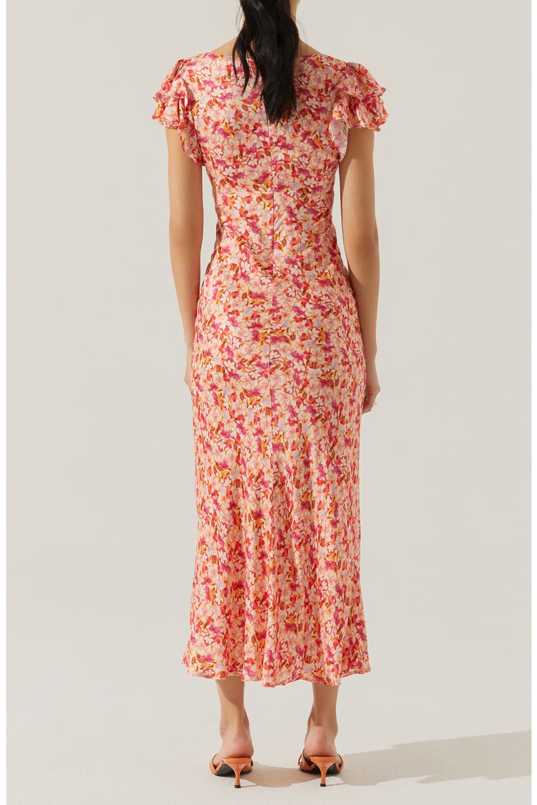 Maisy Midi Dress, Alternate, color, PINK MULTI