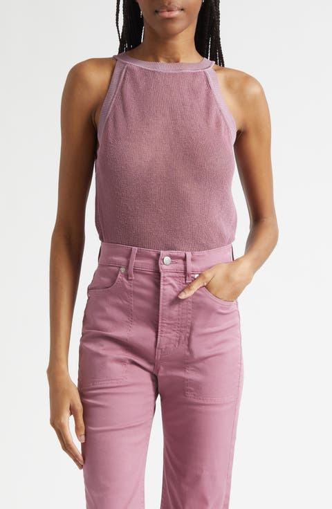 Solomon Knit Linen Blend Tank