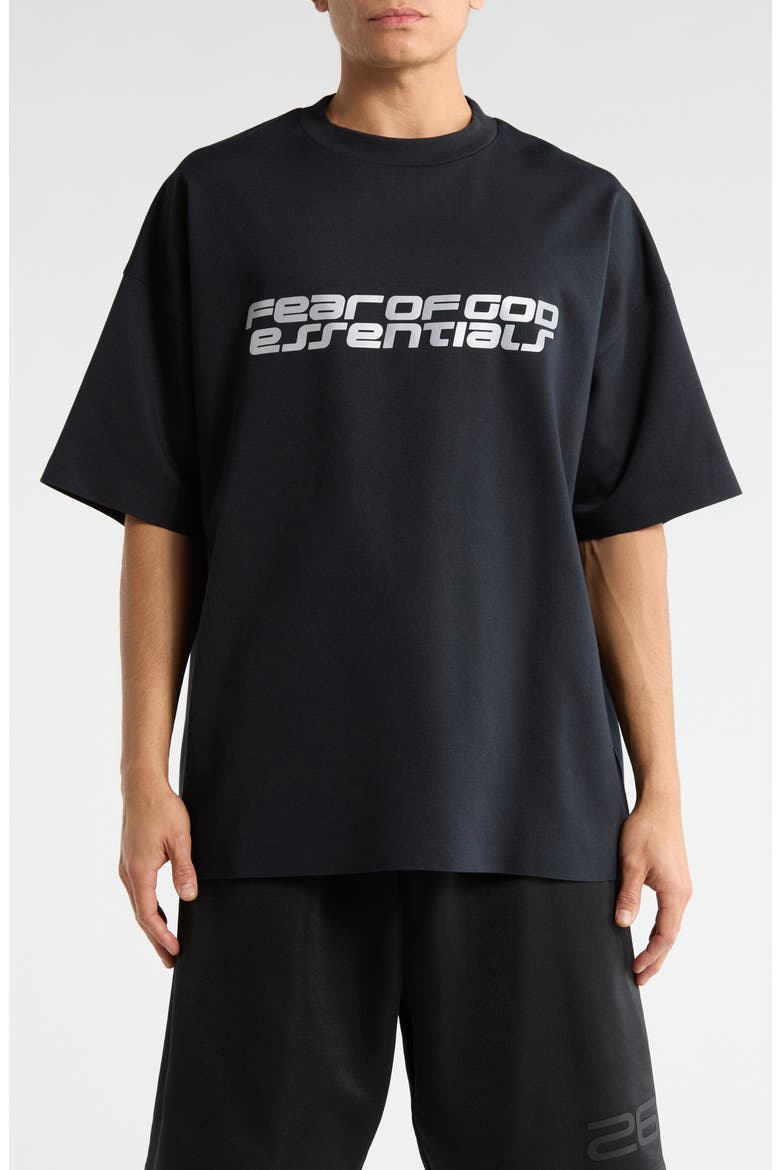 '90s Logo Graphic T-Shirt, Main, color, VINTAGE BLACK