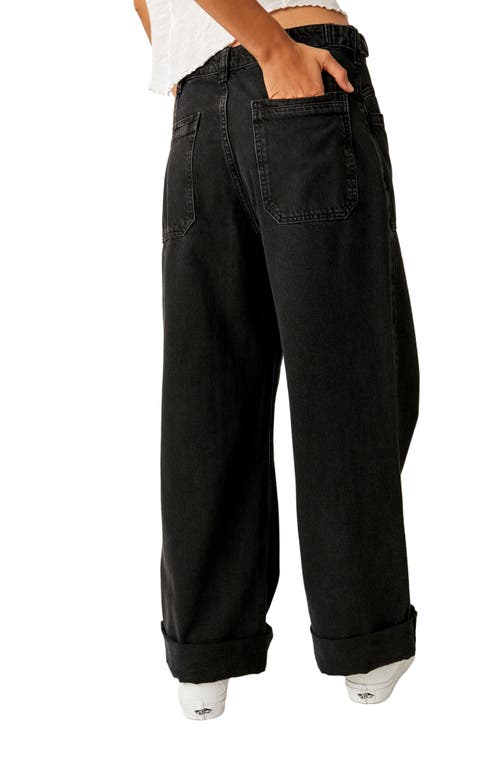 Free People Palmer Cuffed Jean In Outerspace In Outer Space