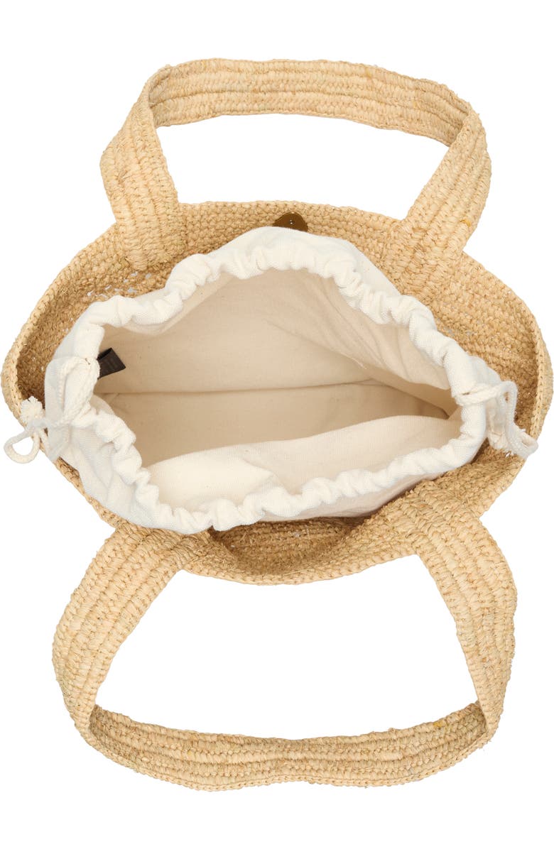 Kurt Geiger London Kensington Raffia Tote, Alternate, color, Beige