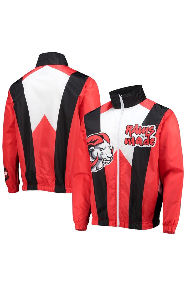 TONES OF MELANIN Men's Tones of Melanin Red Winston-Salem State Rams Anorak Full-Zip Jacket, Main, color, Red