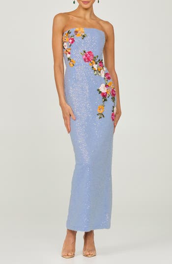 Anthropologie ★ Helsi Silvia Strapless Stretch Sequin Dress Helsi Silvia Strapless Stretch Sequin Midi Dress | Anthropologie