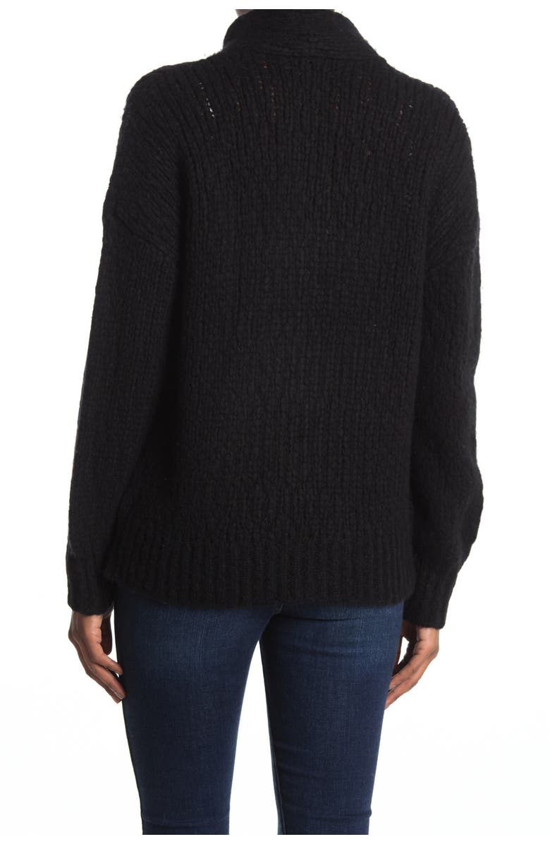 360 CASHMERE Harmonee Open Front Cardigan, Alternate, color, 