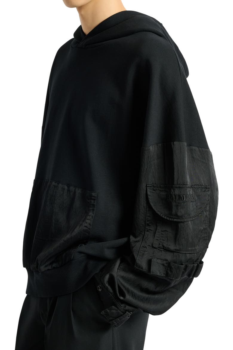 Vintage Utility hoodie, Alternate, color, black