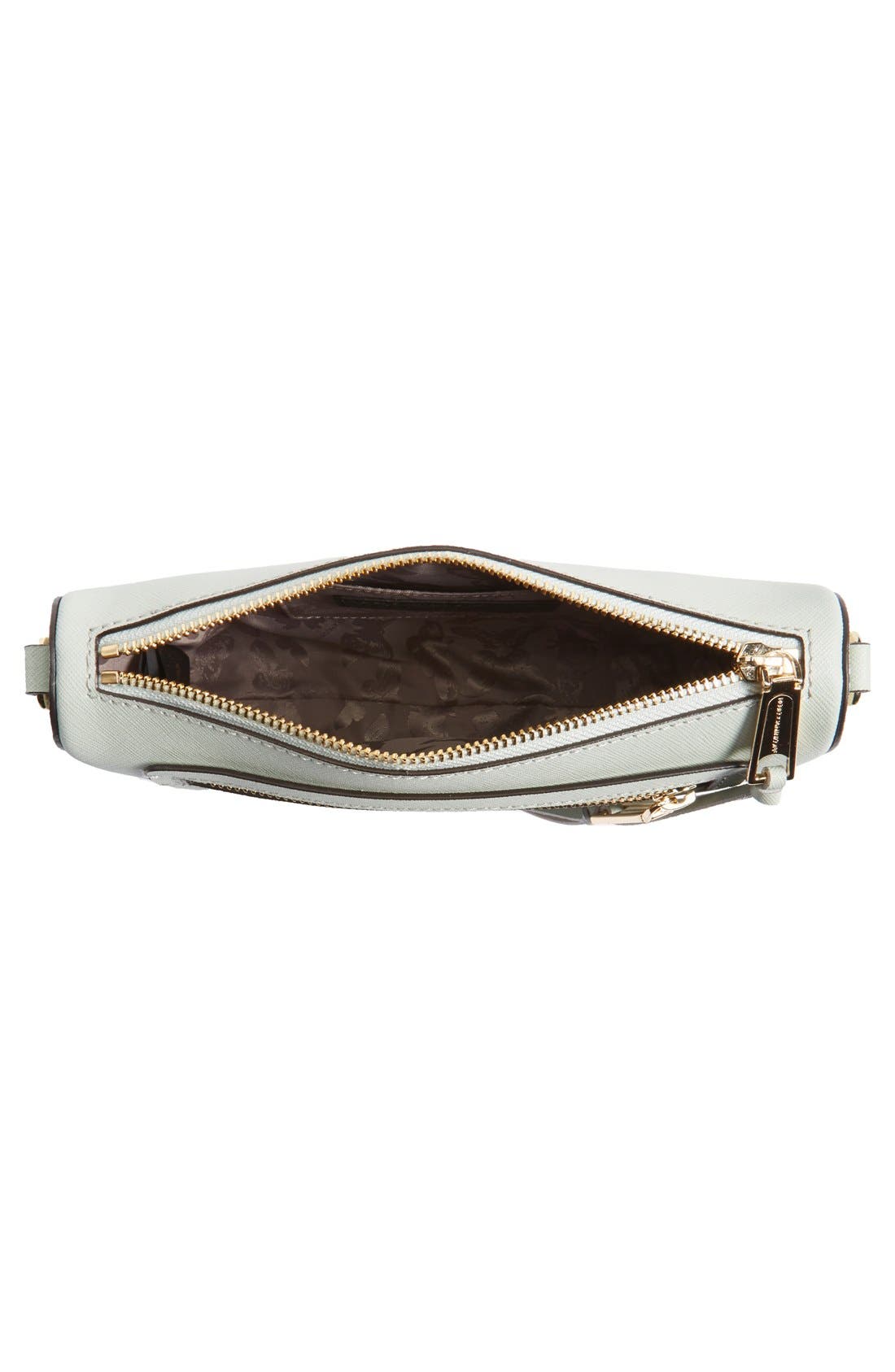 'Avery' Crossbody Bag, Alternate, color, PALE SAGE/ LIGHT GOLD