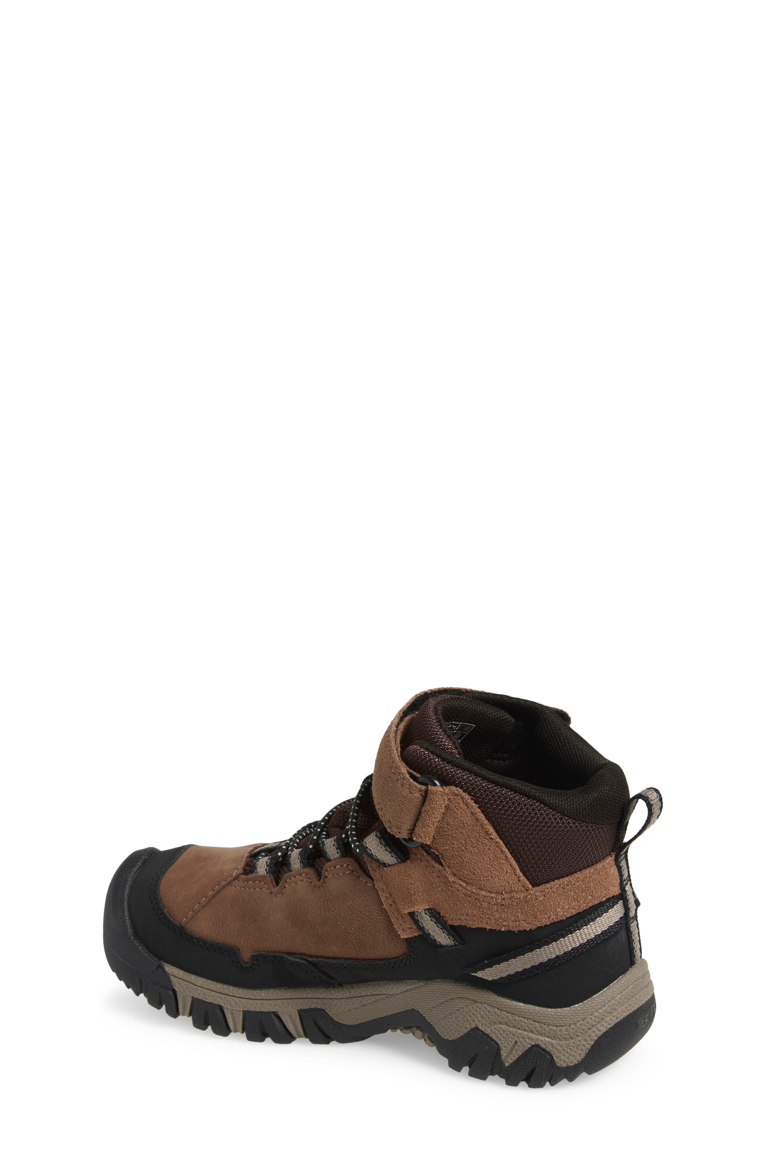 Kids' Targhee IV Mid Waterproof Hiking Shoe, Alternate, color, BISON/BRINDLE