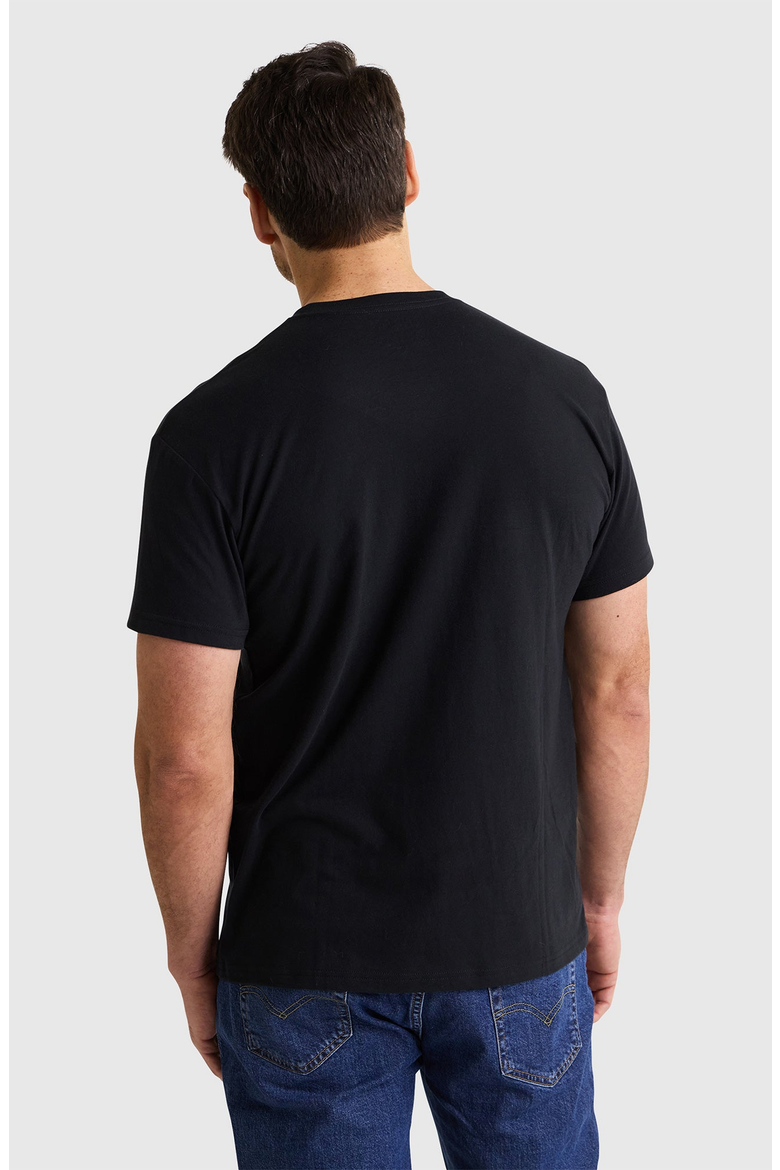 Crew Neck 6-Pack T-Shirts, Alternate, color, Black